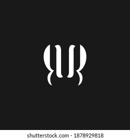 Letter RR  Logo Design Vector Template