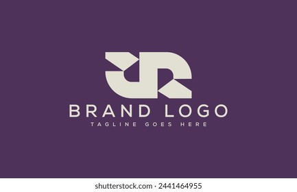 Diseño de la plantilla del vector del diseño del logotipo de la letra RR para la marca.