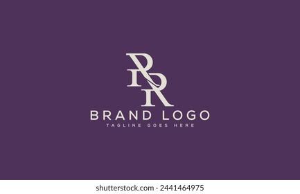 Diseño de la plantilla del vector del diseño del logotipo de la letra RR para la marca.
