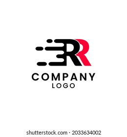 Logo RR de letra para iniciales 