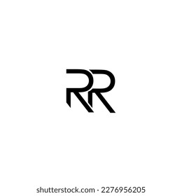 Letter RR logo monogram logo design