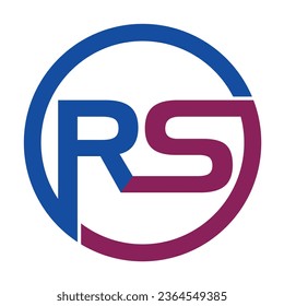 Letter rs logo design free download