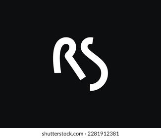letter RS logo design vector template