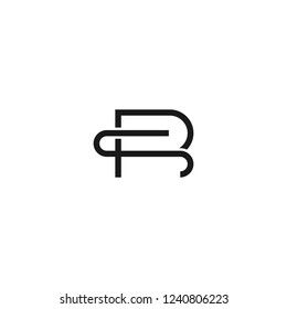 Letter RS SR logo icon template