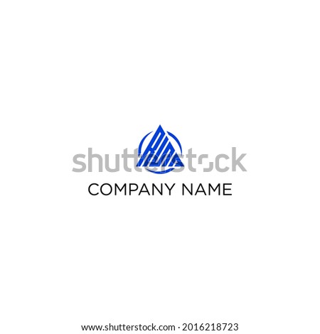letter rsa triangle, abstract concept