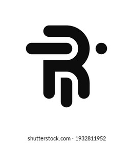 Letter RT TR logo template