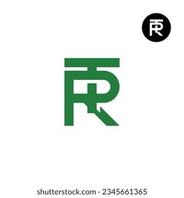 Letter RT TR Monogram Logo Design