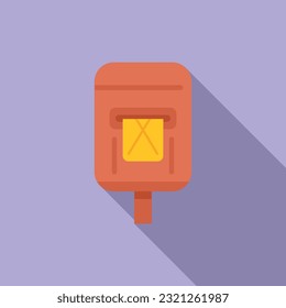 Vector plano del icono de trabajo de envío rápido de letras. Trabajo de negocios. Trabajo informático