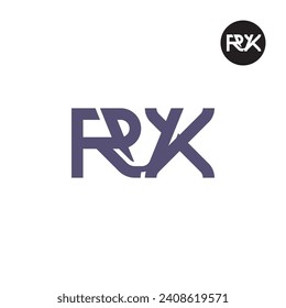 Letter RVX Monogram Logo Design