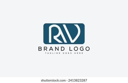 letter RW logo design vector template design for brand.