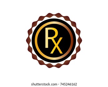 letter RX logo vector