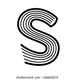 Letter S.