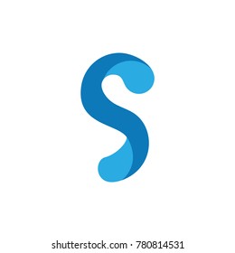 letter s 3d design logo vector