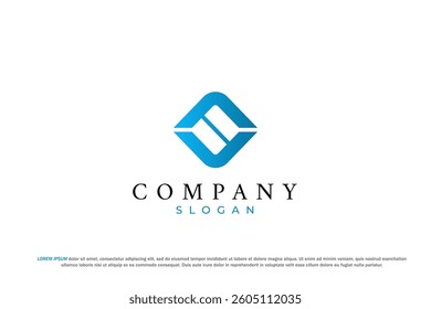 letter s abstract business modern minimalist logo