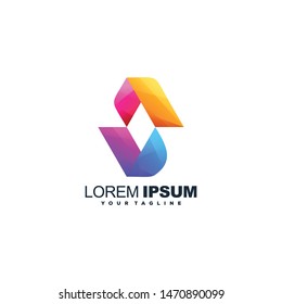 Letter S abstract logo Design
