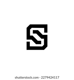 Letter S abstract logo design