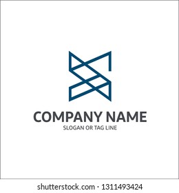 Letter S abstract logo icon
