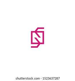 Letter S Abstract Logo Icon Design Template. Recycle, Arrow, Square, Modern Vector Illustration