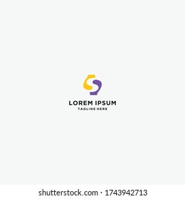 Letter S Abstract logo template design in Vector illustration 