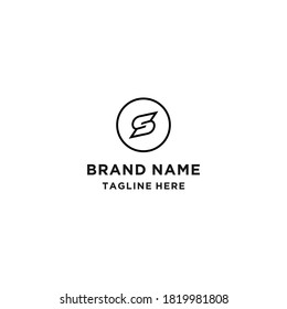 Letter S Abstract logo template design Vector illustration 