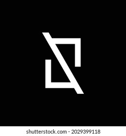 PLANTILLA DE LOGOTIPO ABSTRACTA DE LETRA S
