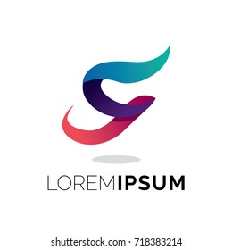 Letter S Abstract Logo Template Design Vector, Emblem, Design Concept, Creative Symbol, Icon