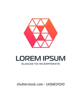 Letter S abstract Logo Template.construction concept. digital technology logo -vector