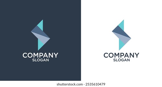 letter S abstract monogram logo design vector