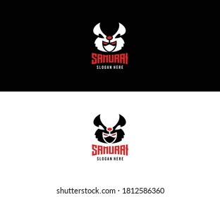 Letter S Abstract Samurai logo Vector