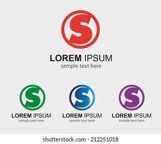 Letter S alphabet vector letter S icon