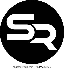 letra s com ícone de seta, logotipo sr com arquivo de vetor