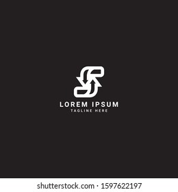 Letter S Arrow Logo Design Element