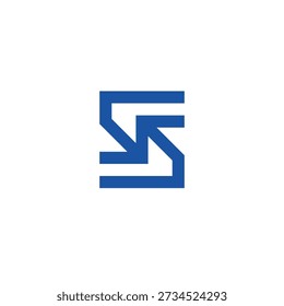 Letter S Arrow Diseño de logotipo 