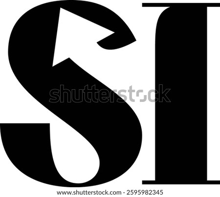 letter s arrow recycle or exchange logo with vector file.