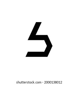 Letter S and B logo template vector