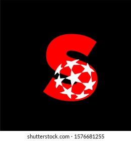 letter S ball logo template