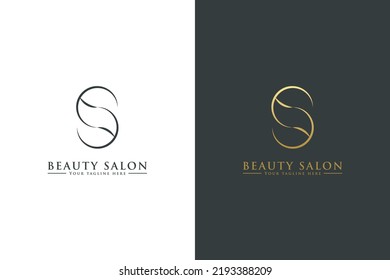 Letter S Beauty Logo Vector Template, Abstract letter S logo design template with beauty industry and fashion logo. cosmetics business, natural, spa salons. yoga, medicine companies and clinics