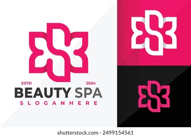 Letter S Beauty Spa Logo design vector symbol icon illustration