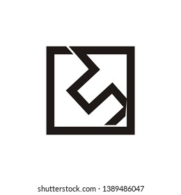 letter S become the simple ,unique logo