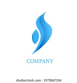 Letter S Bird logo with Unique style and beautiful gradient Color, suitable for any company