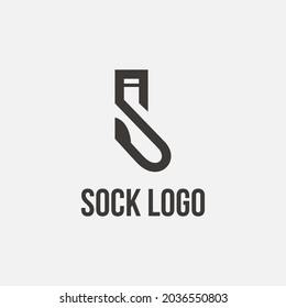 Letter S blend with Sock Logo