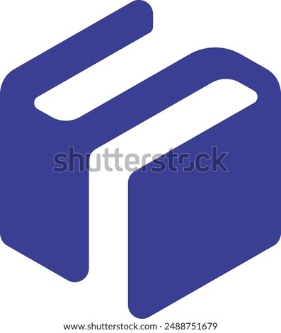 Letter S Books Box Logo Template