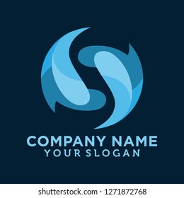 Letter S Business Logo Template