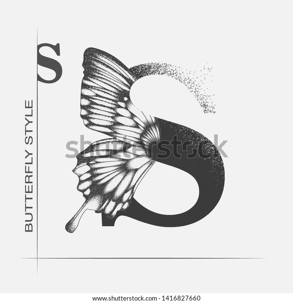 Free Free 274 Butterfly Alphabet Svg SVG PNG EPS DXF File