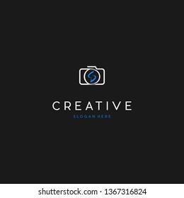Letter S Camera Photograph Creative Design Logo