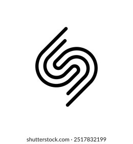Letter S or Cd modern line art creative luxury logo idea
