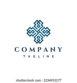 Letter S Celtic Ornament Logo Design Template