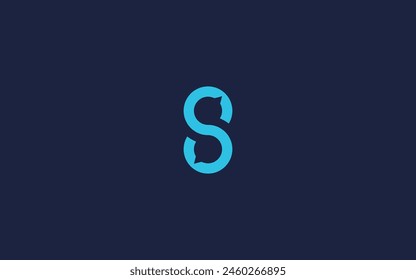 Buchstaben S mit Chat-Logo-Symbol Design Vektorgrafik Design Vorlage Inspiration