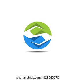 letter s circle logo