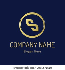 Letter s circle for logo company